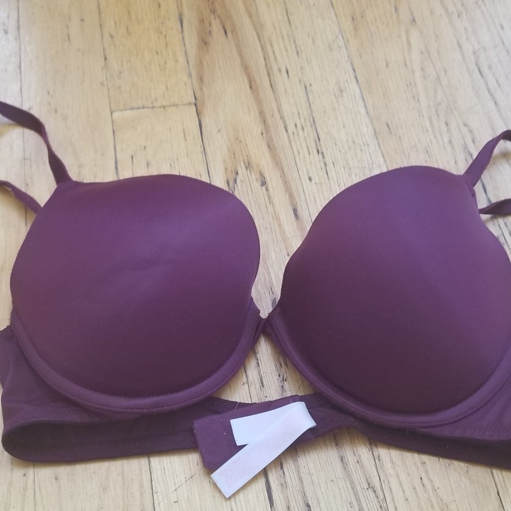 Pink vs push up bra